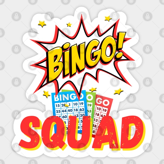 Lucky bingo Sticker by smkworld